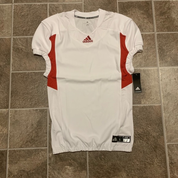 adidas Techfit Hyped Football Jersey Football Red adidas Techfit Hyped Football Jersey Football Red